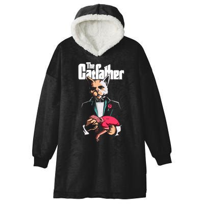 The Catfather Hooded Wearable Blanket
