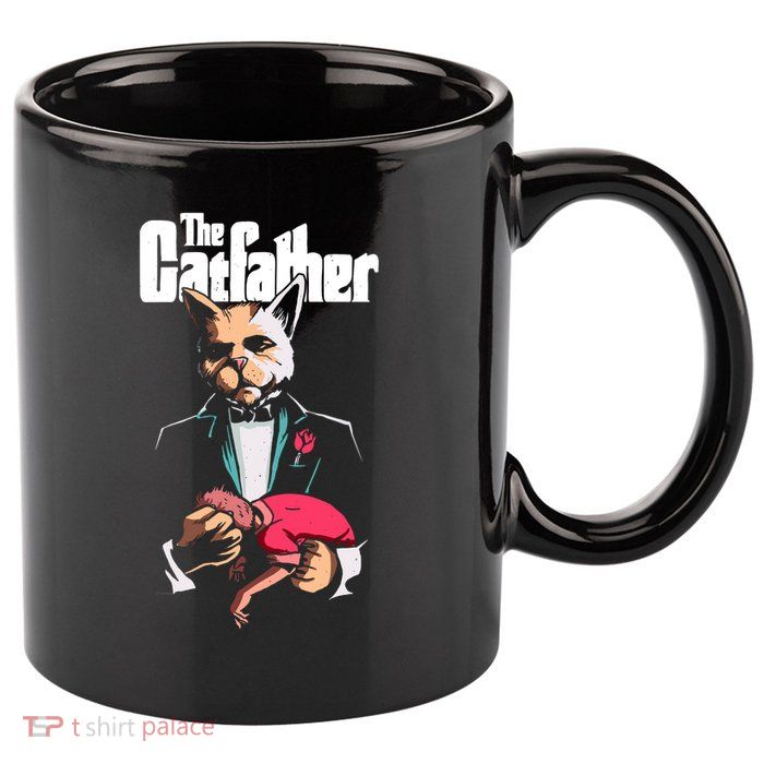 The Catfather 11oz C Handle Ceramic Mug