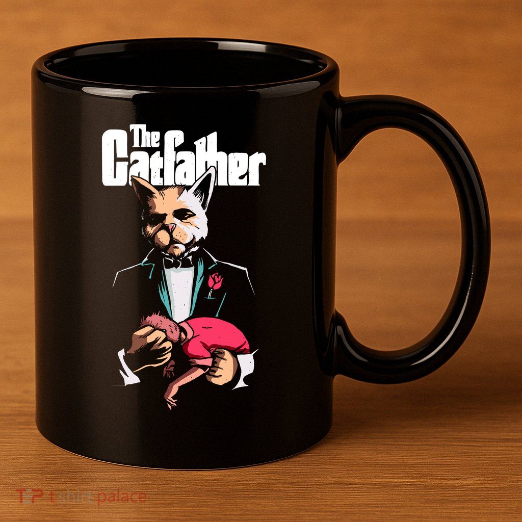 The Catfather 11oz C Handle Ceramic Mug