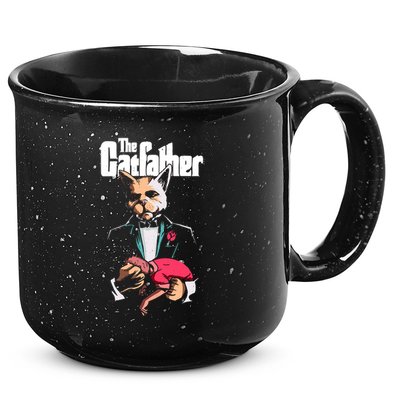 The Catfather 15oz Campfire Ceramic Mug