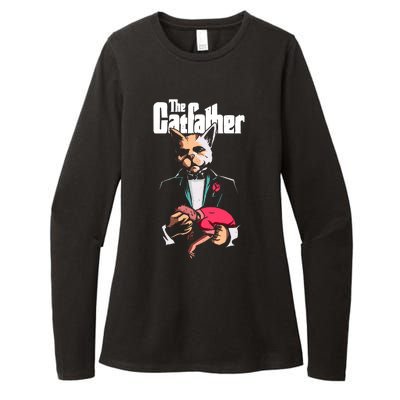 The Catfather Womens CVC Long Sleeve Shirt