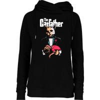 The Catfather Womens Funnel Neck Pullover Hood