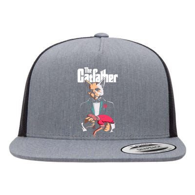 The Catfather Flat Bill Trucker Hat