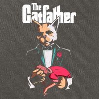 The Catfather Cotton Canvas Backpack