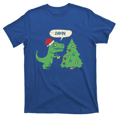 Trex Christmas Tree Damn Funny Dinosaur Gift T-Shirt