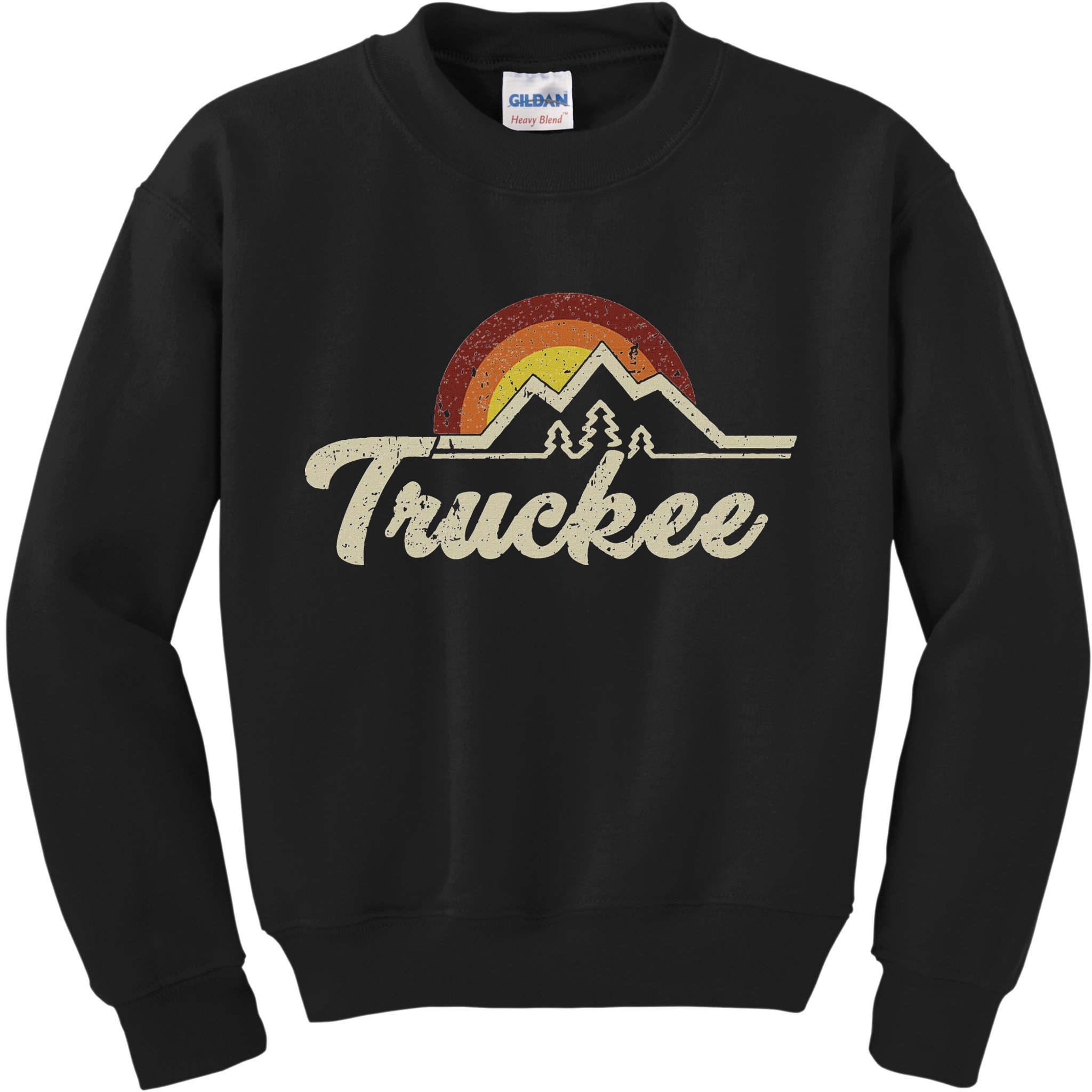 Truckee California Tahoe Retro Vintage Gift Idea Souvenir Kids Sweatshirt
