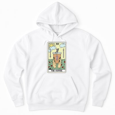 The Coffee Tarot Card Coffee Lover Caffeinated Witchy Hand Hoodie