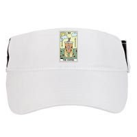 The Coffee Tarot Card Coffee Lover Caffeinated Witchy Hand Adult Drive Performance Visor