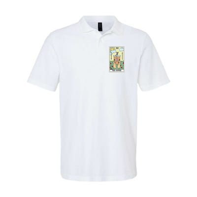 The Coffee Tarot Card Coffee Lover Caffeinated Witchy Hand Polo