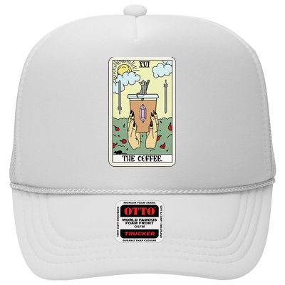 The Coffee Tarot Card Coffee Lover Caffeinated Witchy Hand Trucker Hat