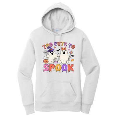 Too Cute To Spook Halloween Women's Pullover Hoodie