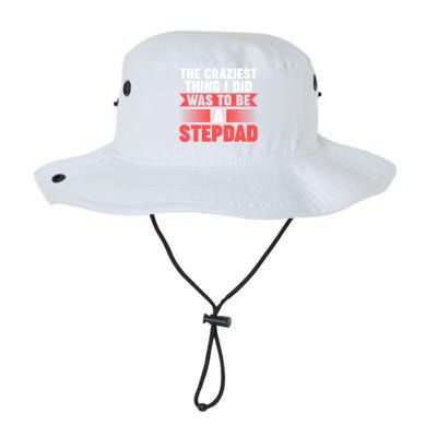 Then Craziest Thing I Did To Be A Stepdad Stepdad Cool Gift Legacy Cool Fit Booney Bucket Hat