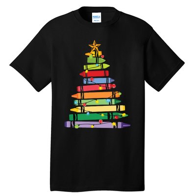 Teacher Christmas Tree Tall T-Shirt