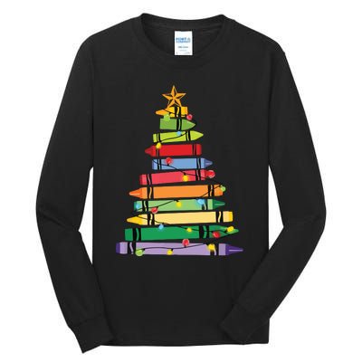 Teacher Christmas Tree Tall Long Sleeve T-Shirt