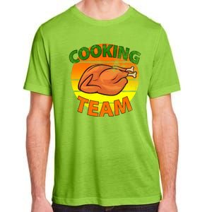 Thanksgiving Cooking Team Family Matching Adult ChromaSoft Performance T-Shirt