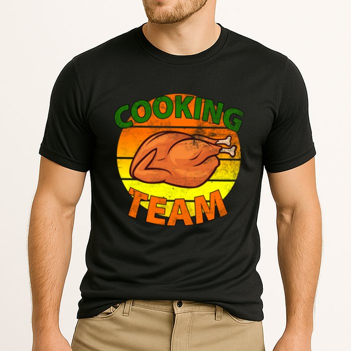 Thanksgiving Cooking Team Family Matching Cooling Performance Crew T-Shirt