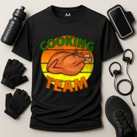 Thanksgiving Cooking Team Family Matching Cooling Performance Crew T-Shirt