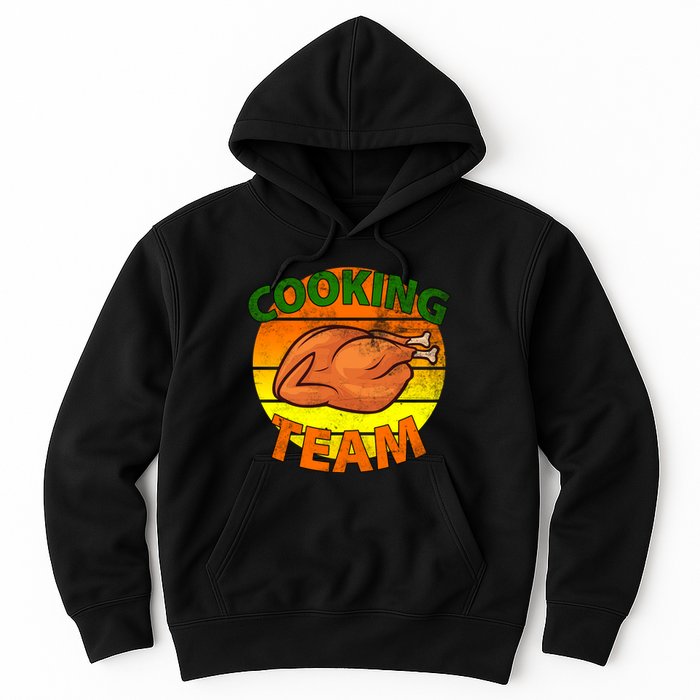 Thanksgiving Cooking Team Family Matching Hoodie