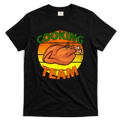 Thanksgiving Cooking Team Family Matching T-Shirt