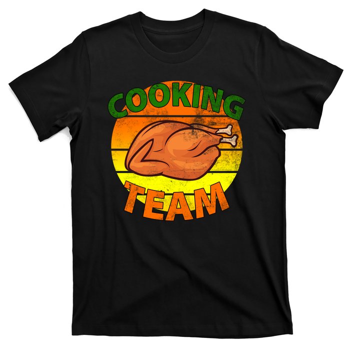 Thanksgiving Cooking Team Family Matching T-Shirt