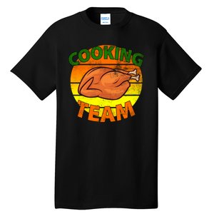 Thanksgiving Cooking Team Family Matching Tall T-Shirt