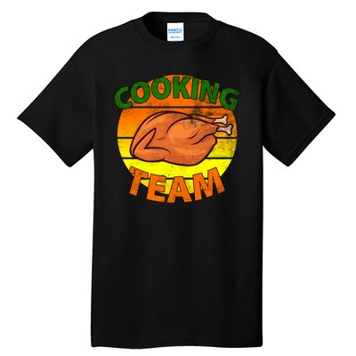 Thanksgiving Cooking Team Family Matching Tall T-Shirt