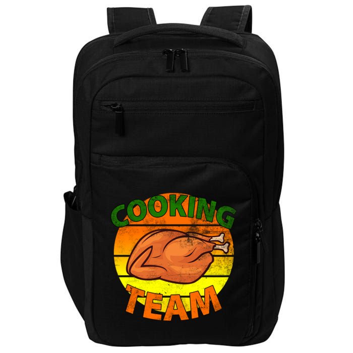 Thanksgiving Cooking Team Family Matching Impact Tech Backpack