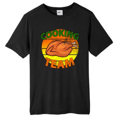 Thanksgiving Cooking Team Family Matching Tall Fusion ChromaSoft Performance T-Shirt