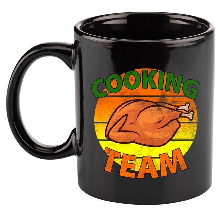 Thanksgiving Cooking Team Family Matching 11oz C Handle Ceramic Mug