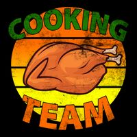 Thanksgiving Cooking Team Family Matching Drawstring Bag