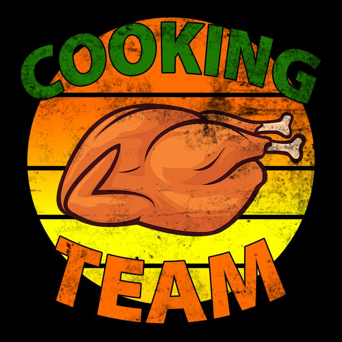 Thanksgiving Cooking Team Family Matching Drawstring Bag