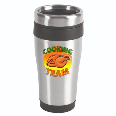Thanksgiving Cooking Team Family Matching 16oz Travel Tumbler