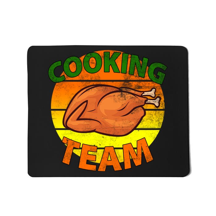 Thanksgiving Cooking Team Family Matching Mousepad