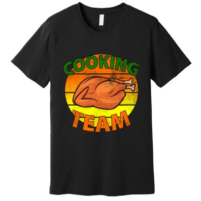 Thanksgiving Cooking Team Family Matching Premium T-Shirt