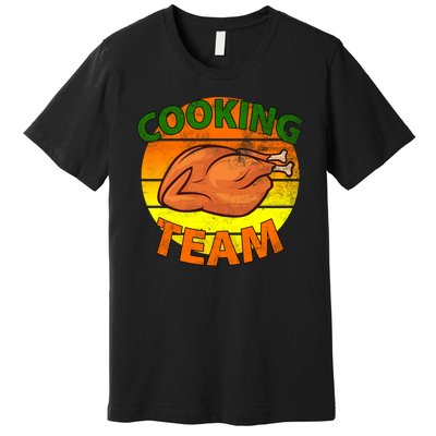 Thanksgiving Cooking Team Family Matching Premium T-Shirt