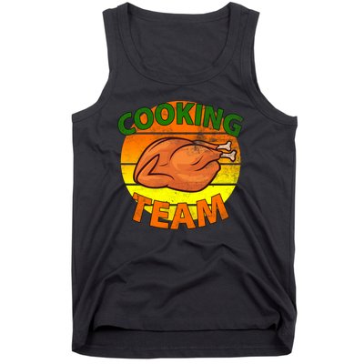 Thanksgiving Cooking Team Family Matching Tank Top