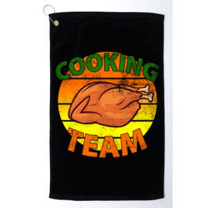 Thanksgiving Cooking Team Family Matching Platinum Collection Golf Towel