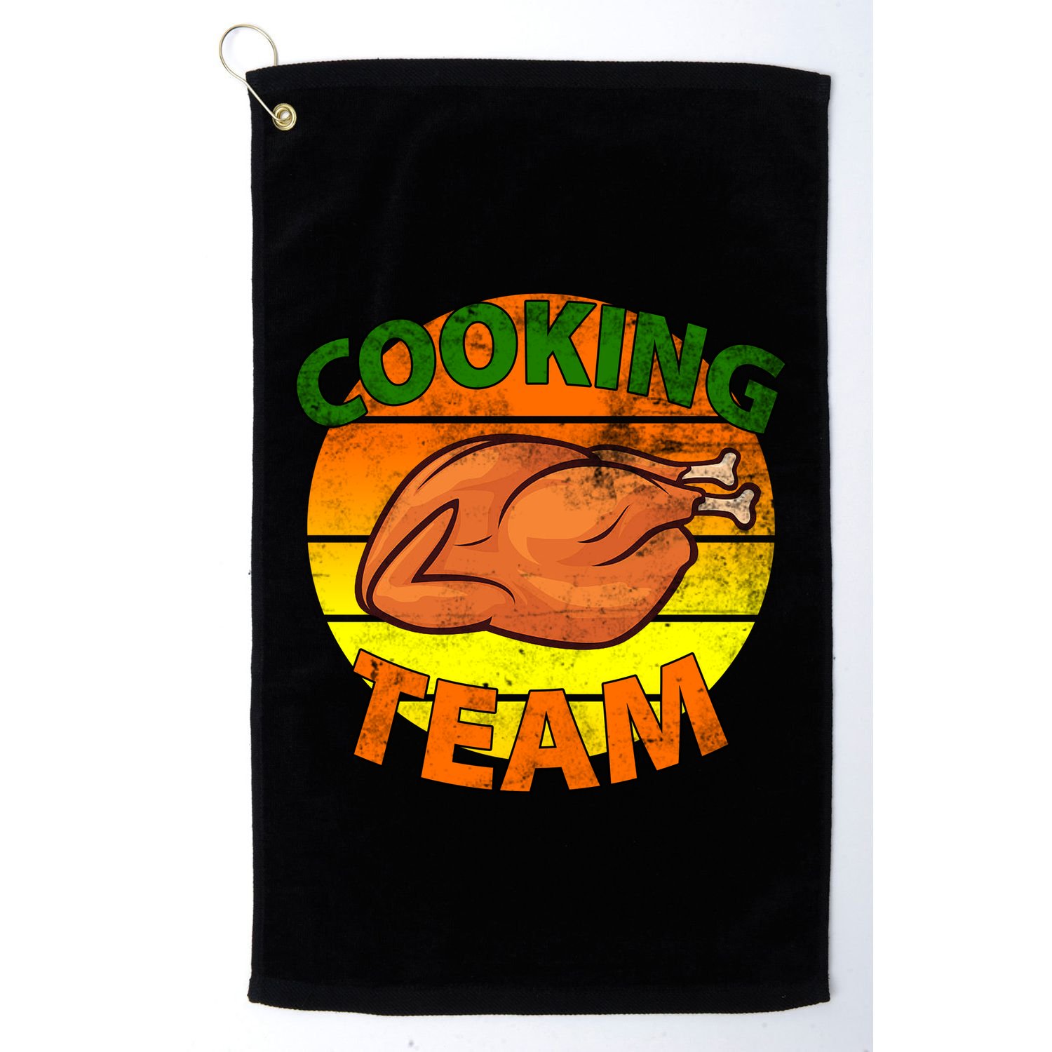 Thanksgiving Cooking Team Family Matching Golf Towel