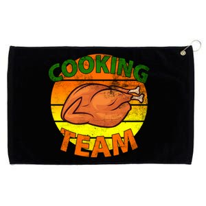 Thanksgiving Cooking Team Family Matching Grommeted Golf Towel