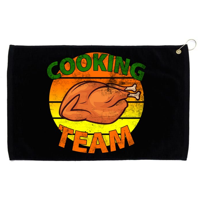 Thanksgiving Cooking Team Family Matching Grommeted Golf Towel