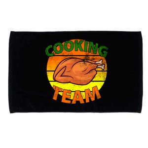 Thanksgiving Cooking Team Family Matching Microfiber Hand Towel