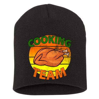 Thanksgiving Cooking Team Family Matching Short Acrylic Beanie