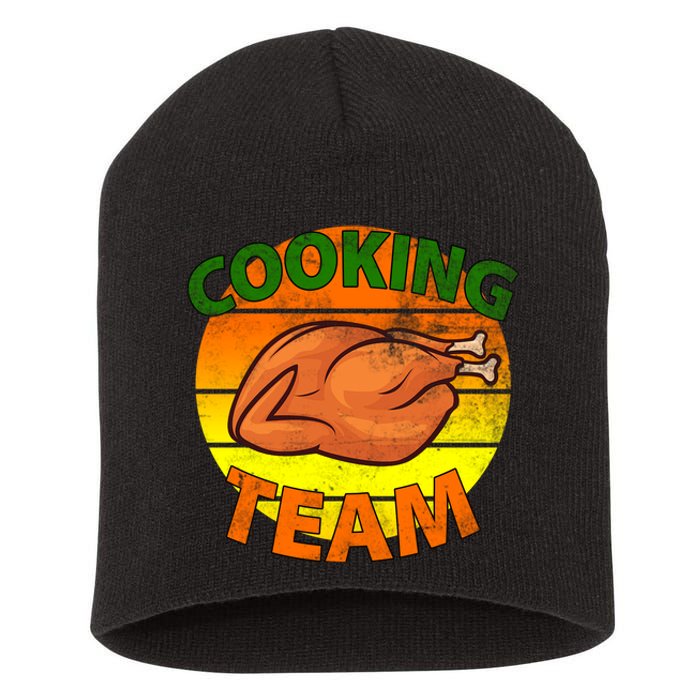 Thanksgiving Cooking Team Family Matching Short Acrylic Beanie