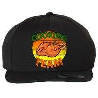 Thanksgiving Cooking Team Family Matching Wool Snapback Cap