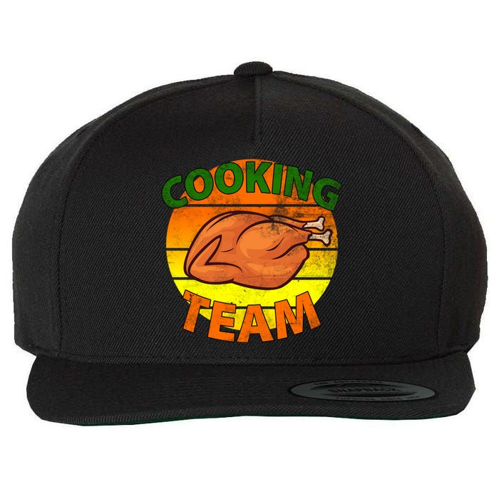 Thanksgiving Cooking Team Family Matching Wool Snapback Cap