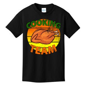 Thanksgiving Cooking Team Family Matching Kids T-Shirt