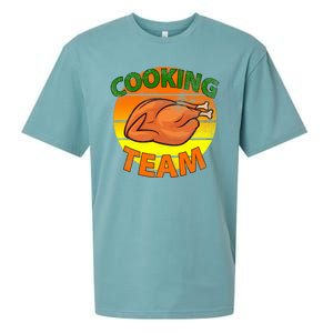 Thanksgiving Cooking Team Family Matching Sueded Cloud Jersey T-Shirt