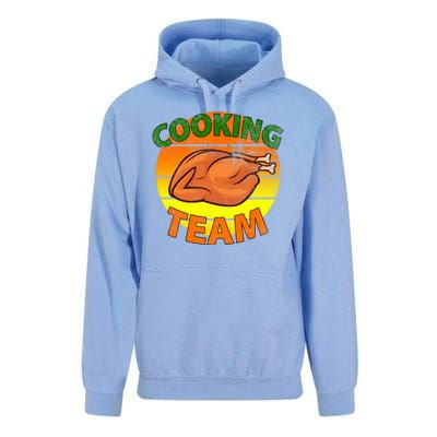 Thanksgiving Cooking Team Family Matching Unisex Surf Hoodie