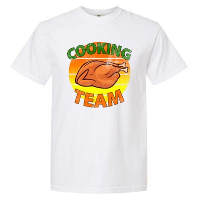 Thanksgiving Cooking Team Family Matching Garment-Dyed Heavyweight T-Shirt