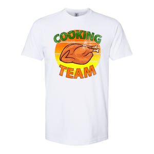 Thanksgiving Cooking Team Family Matching Softstyle CVC T-Shirt